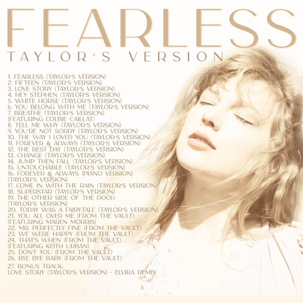 taylor swift 1989 (taylor's version) songs